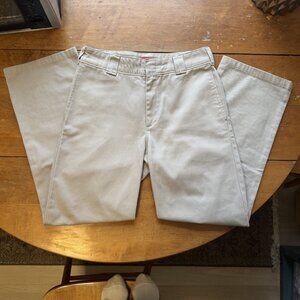 Womens Beige Dickies Work Pant